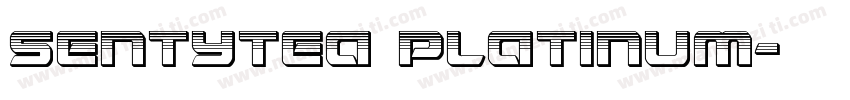 sentytea platinum字体转换